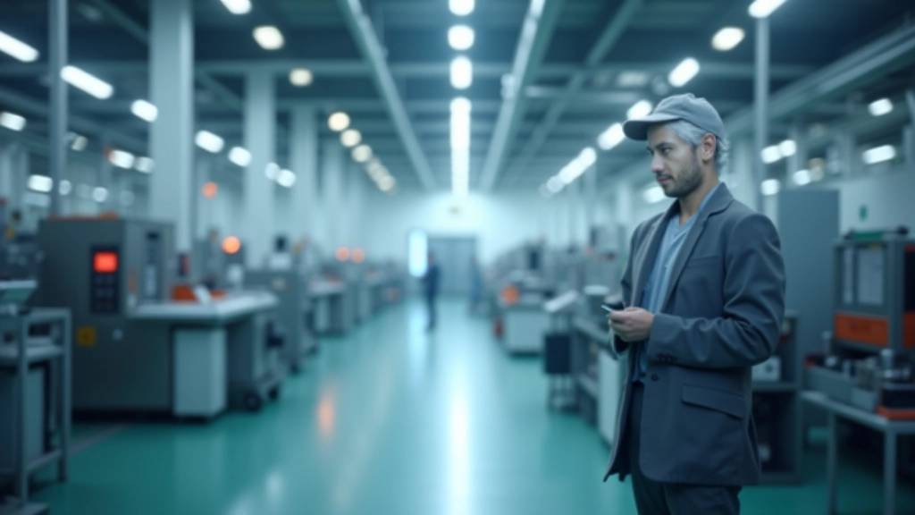 Moderne Industrieanlage mit Energieeffizienzlösungen